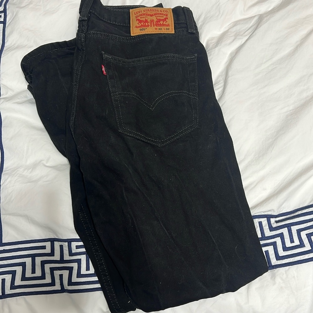👖Levi’s 505 black denim